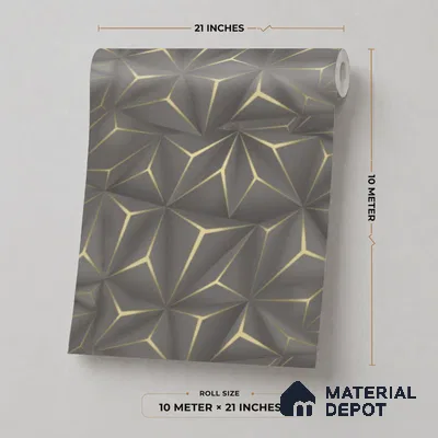 M20-4 | 10 Meter x 21 Inches Patterned Look Wallpaper - 57.37 Sq. Ft. | Minimum 15% wastage during installation