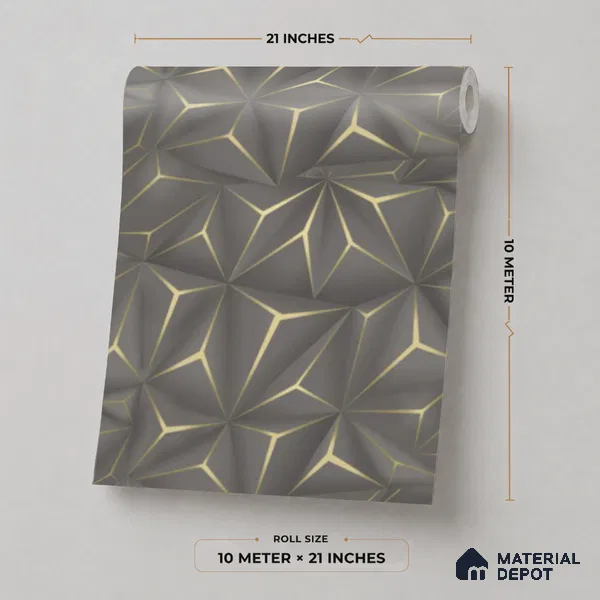M20-4 | 10 Meter x 21 Inches Patterned Look Wallpaper - 57.37 Sq. Ft. | Minimum 15% wastage during installation