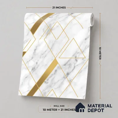 M12-2 | 10 Meter x 21 Inches Texture Look Wallpaper - 57.37 Sq. Ft. | Minimum 15% wastage during installation
