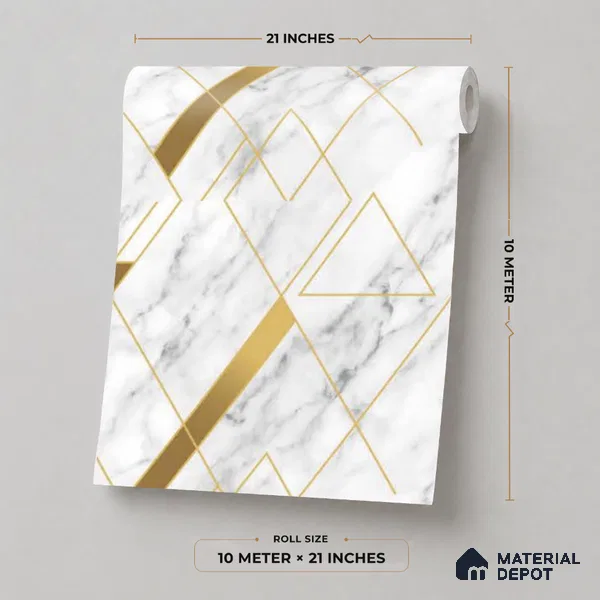 M12-2 | 10 Meter x 21 Inches Texture Look Wallpaper - 57.37 Sq. Ft. | Minimum 15% wastage during installation