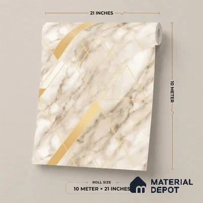M12-3 | 10 Meter x 21 Inches Texture Look Wallpaper - 57.37 Sq. Ft. | Minimum 15% wastage during installation