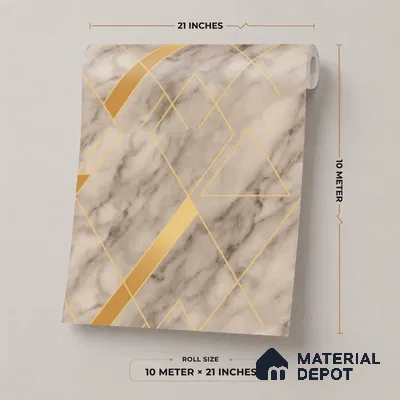 M12-4 | 10 Meter x 21 Inches Texture Look Wallpaper - 57.37 Sq. Ft. | Minimum 15% wastage during installation