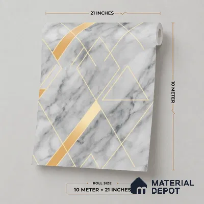 M12-1 | 10 Meter x 21 Inches Texture Look Wallpaper - 57.37 Sq. Ft. | Minimum 15% wastage during installation