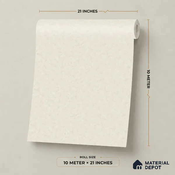 M14-3 | 10 Meter x 21 Inches Plain Look Wallpaper - 57.37 Sq. Ft. | Minimum 10% wastage during installation