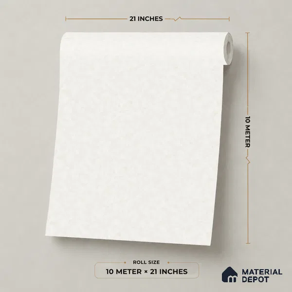M14-1 | 10 Meter x 21 Inches Plain Look Wallpaper - 57.37 Sq. Ft. | Minimum 10% wastage during installation