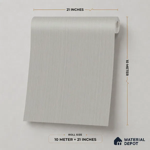 M17-4 | 10 Meter x 21 Inches Plain Look Wallpaper - 57.37 Sq. Ft. | Minimum 10% wastage during installation