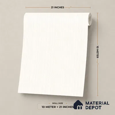 M17-1 | 10 Meter x 21 Inches Plain Look Wallpaper - 57.37 Sq. Ft. | Minimum 10% wastage during installation
