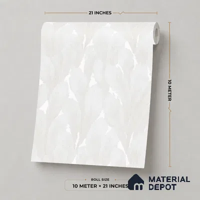 M18-6 | 10 Meter x 21 Inches Florals Look Wallpaper - 57.37 Sq. Ft. | Minimum 15% wastage during installation