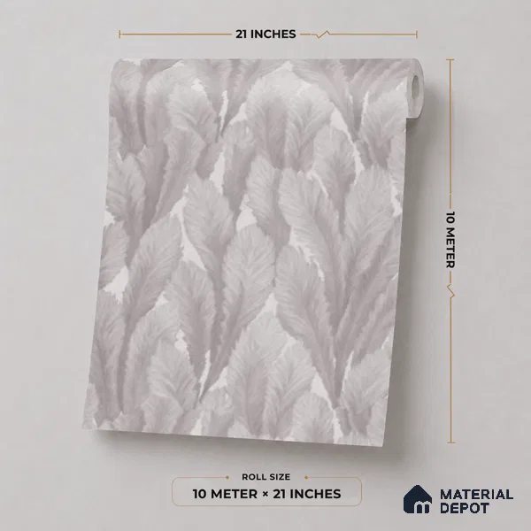 M18-7 | 10 Meter x 21 Inches Florals Look Wallpaper - 57.37 Sq. Ft. | Minimum 15% wastage during installation