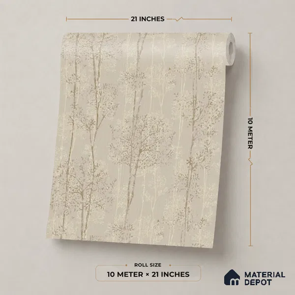 M19-3 | 10 Meter x 21 Inches Nature Look Wallpaper - 57.37 Sq. Ft. | Minimum 15% wastage during installation