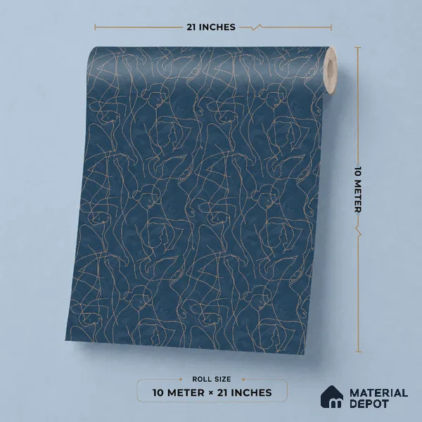 SO27040 | 10 Meter x 21 Inches Abstract Look Wallpaper - 57.41 Sq. Ft.