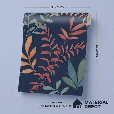SO27060 | 10 Meter x 21 Inches Florals Look Wallpaper - 57.41 Sq. Ft.