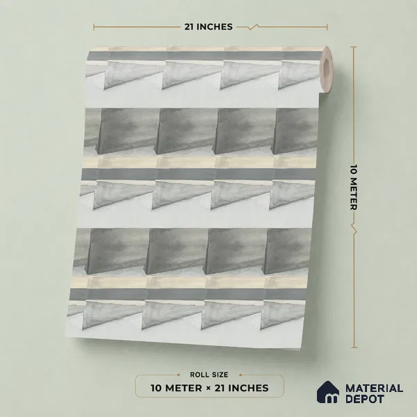 SO27034 | 10 Meter x 21 Inches Abstract Look Wallpaper - 57.41 Sq. Ft.
