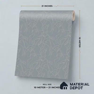 SO27046 | 10 Meter x 21 Inches Abstract Look Wallpaper - 57.41 Sq. Ft.