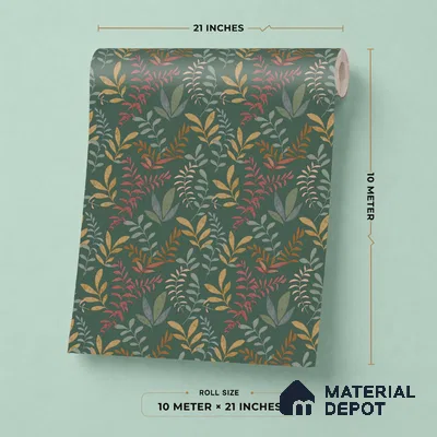 SO27061 | 10 Meter x 21 Inches Florals Look Wallpaper - 57.41 Sq. Ft.