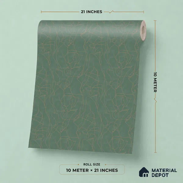 SO27047 | 10 Meter x 21 Inches Abstract Look Wallpaper - 57.41 Sq. Ft.