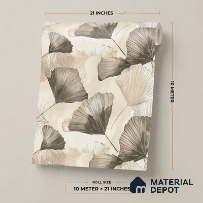 09-555-09 | 10 Meter x 21 Inches Florals Look Wallpaper - 57.41 Sq. Ft.
