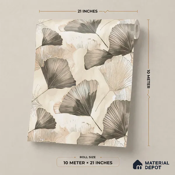 09-555-09 | 10 Meter x 21 Inches Florals Look Wallpaper - 57.41 Sq. Ft.