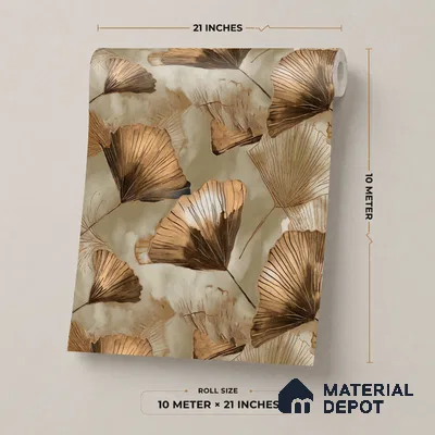 10-555-10 | 10 Meter x 21 Inches Florals Look Wallpaper - 57.41 Sq. Ft.