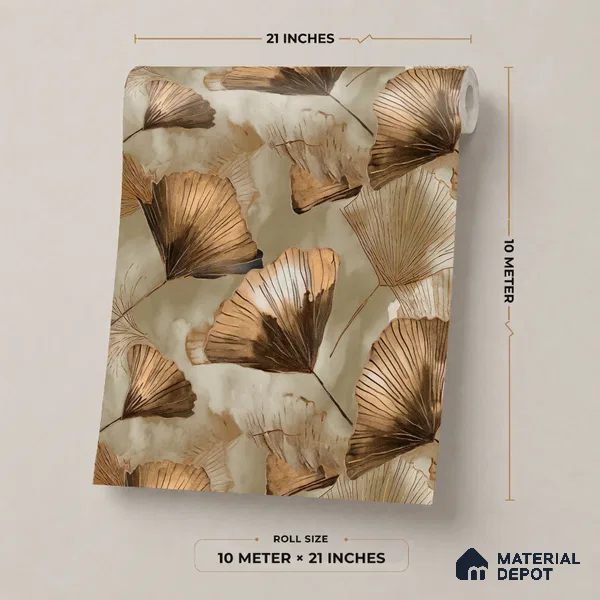 10-555-10 | 10 Meter x 21 Inches Florals Look Wallpaper - 57.41 Sq. Ft.