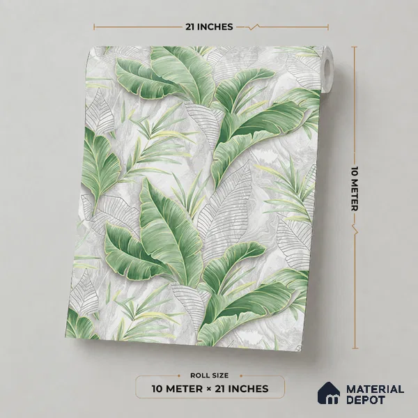 23-555-23 | 10 Meter x 21 Inches Florals Look Wallpaper - 57.41 Sq. Ft.