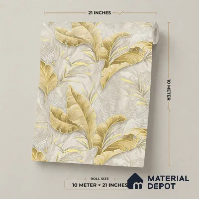 24-555-24 | 10 Meter x 21 Inches Florals Look Wallpaper - 57.41 Sq. Ft.