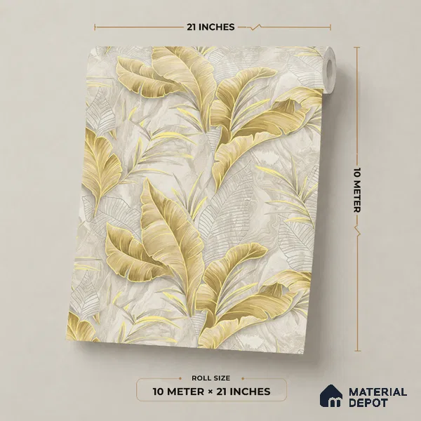 24-555-24 | 10 Meter x 21 Inches Florals Look Wallpaper - 57.41 Sq. Ft.
