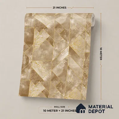 35-555-35 | 10 Meter x 21 Inches Patterned Look Wallpaper - 57.41 Sq. Ft.