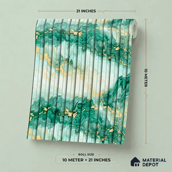 57-555-57 | 10 Meter x 21 Inches Stripes Look Wallpaper - 57.41 Sq. Ft.