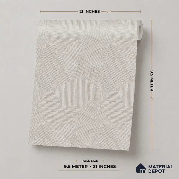 7510-3 | 9.5 Meter x 21 Inch Patterned Look Wallpaper - 55 Sq. Ft.