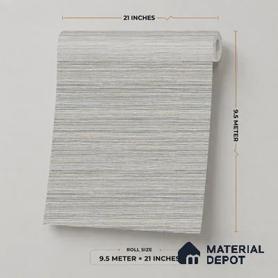 7511-1 | 9.5 Meter x 21 Inch Fabric Look Wallpaper - 55 Sq. Ft.
