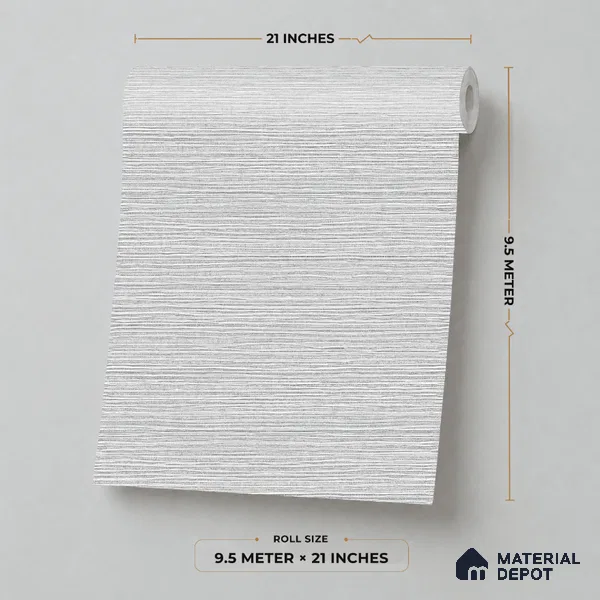 7511-2 | 9.5 Meter x 21 Inch Fabric Look Wallpaper - 55 Sq. Ft.