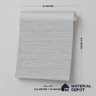 7511-3 | 9.5 Meter x 21 Inch Fabric Look Wallpaper - 55 Sq. Ft.