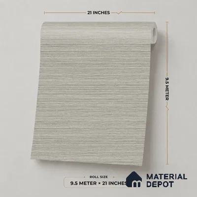 7511-6 | 9.5 Meter x 21 Inch Fabric Look Wallpaper - 55 Sq. Ft.