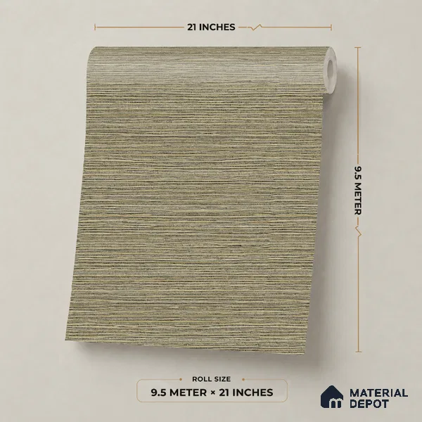 7511-7 | 9.5 Meter x 21 Inch Fabric Look Wallpaper - 55 Sq. Ft.