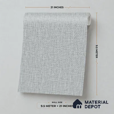 7513-1 | 9.5 Meter x 21 Inch Fabric Look Wallpaper - 55 Sq. Ft.