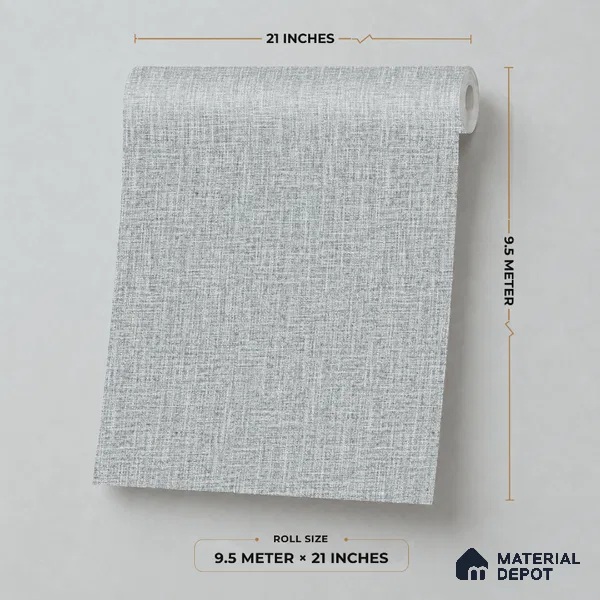 7513-1 | 9.5 Meter x 21 Inch Fabric Look Wallpaper - 55 Sq. Ft.