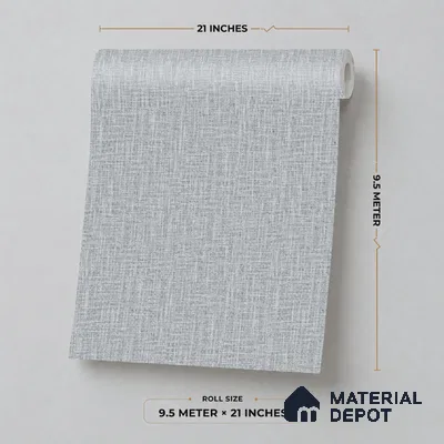 7513-2 | 9.5 Meter x 21 Inch Fabric Look Wallpaper - 55 Sq. Ft.