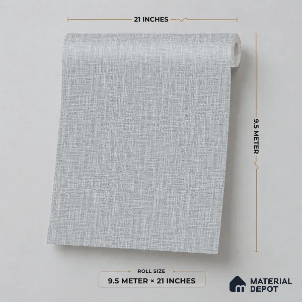 7513-2 | 9.5 Meter x 21 Inch Fabric Look Wallpaper - 55 Sq. Ft.