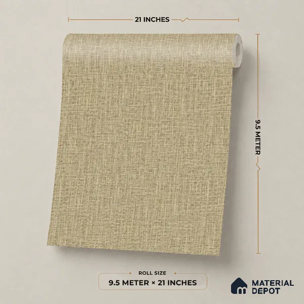 7513-5 | 9.5 Meter x 21 Inch Fabric Look Wallpaper - 55 Sq. Ft.