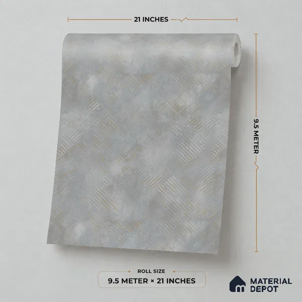 7514-2 | 9.5 Meter x 21 Inch Fabric Look Wallpaper - 55 Sq. Ft.