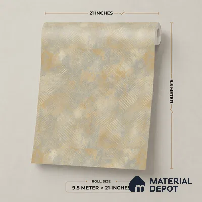 7514-5 | 9.5 Meter x 21 Inch Fabric Look Wallpaper - 55 Sq. Ft.