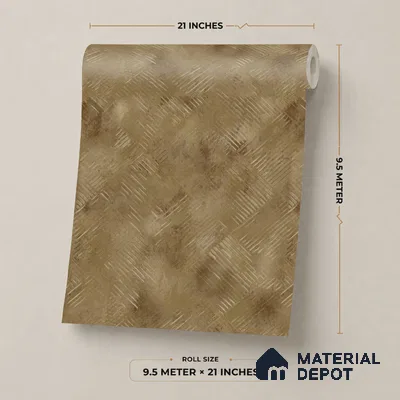 7514-6 | 9.5 Meter x 21 Inch Fabric Look Wallpaper - 55 Sq. Ft.