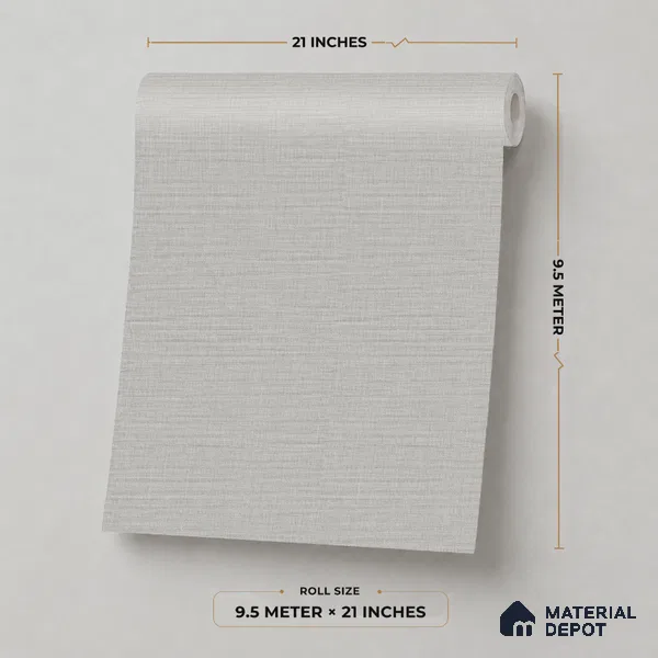 7515-2 | 9.5 Meter x 21 Inch Fabric Look Wallpaper - 55 Sq. Ft.