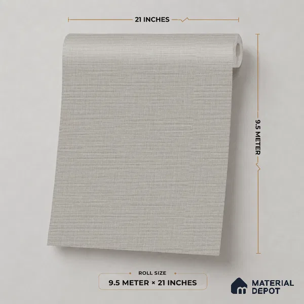 7515-3 | 9.5 Meter x 21 Inch Fabric Look Wallpaper - 55 Sq. Ft.