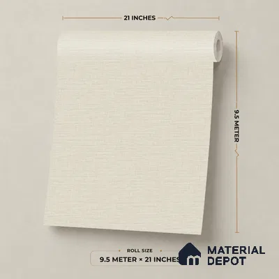 7515-5 | 9.5 Meter x 21 Inch Fabric Look Wallpaper - 55 Sq. Ft.