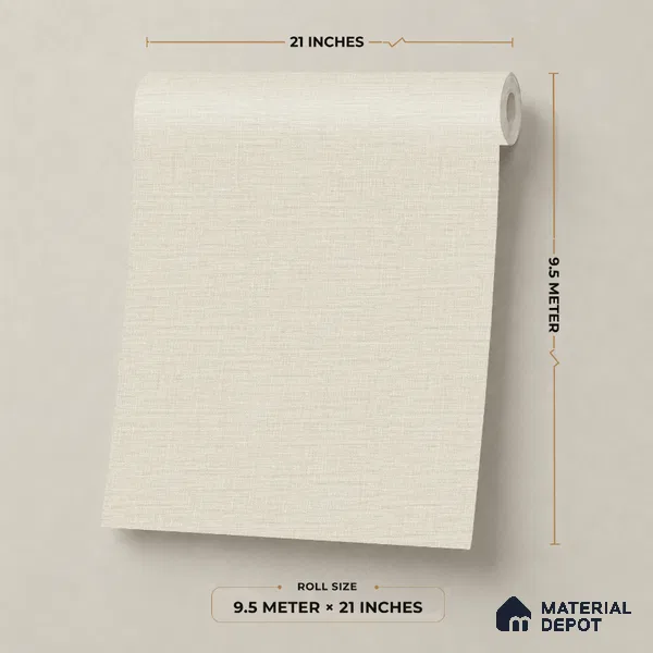 7515-5 | 9.5 Meter x 21 Inch Fabric Look Wallpaper - 55 Sq. Ft.