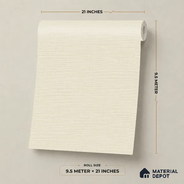 7515-6 | 9.5 Meter x 21 Inch Fabric Look Wallpaper - 55 Sq. Ft.