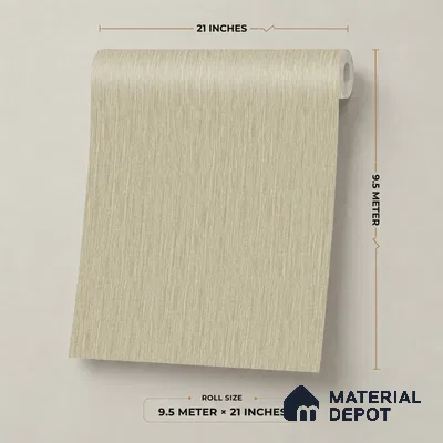 7518-3 | 9.5 Meter x 21 Inch Fabric Look Wallpaper - 55 Sq. Ft.