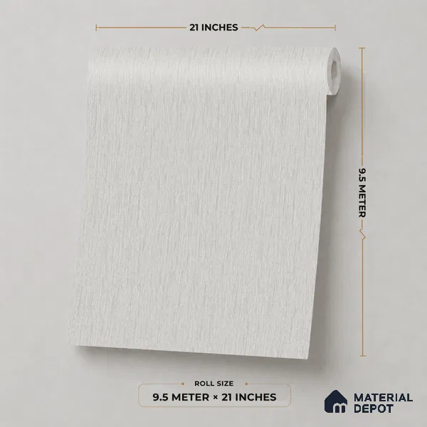 7518-4 | 9.5 Meter x 21 Inch Fabric Look Wallpaper - 55 Sq. Ft.